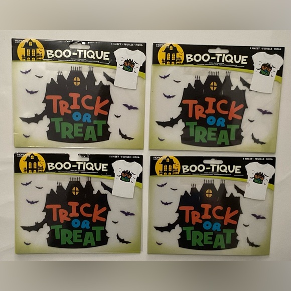 BOO-TIQUE Iron-On Appliqués and Transfers, Halloween, 22 total pieces - Picture 4 of 7